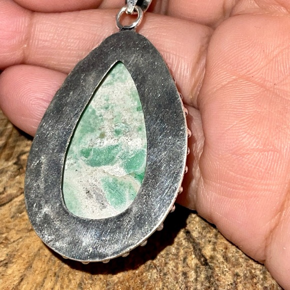 Variscite Pendant 2 1/4” - Picture 10 of 11